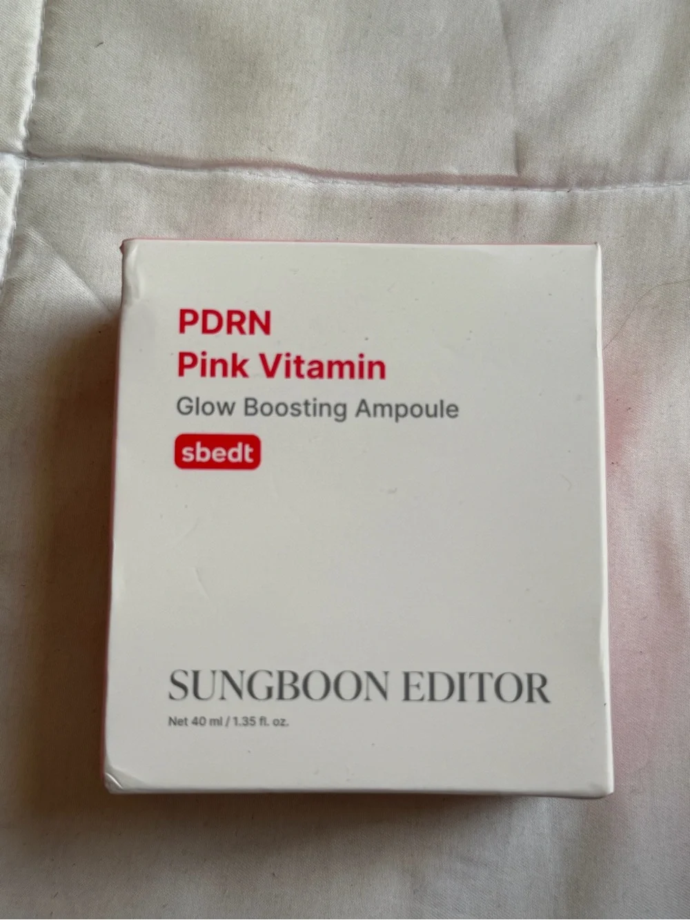Sungboon Editor Collagen Peptide Pink PDRN Glow Intensive Ampoule